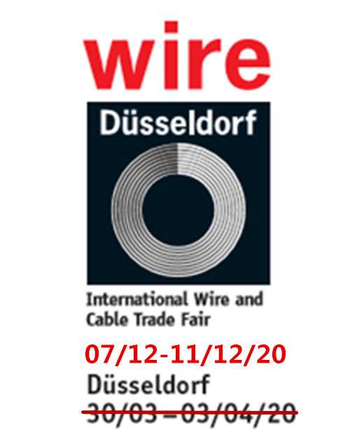 Notice of Delay for Tube and Wire 2020 Düsseldorf