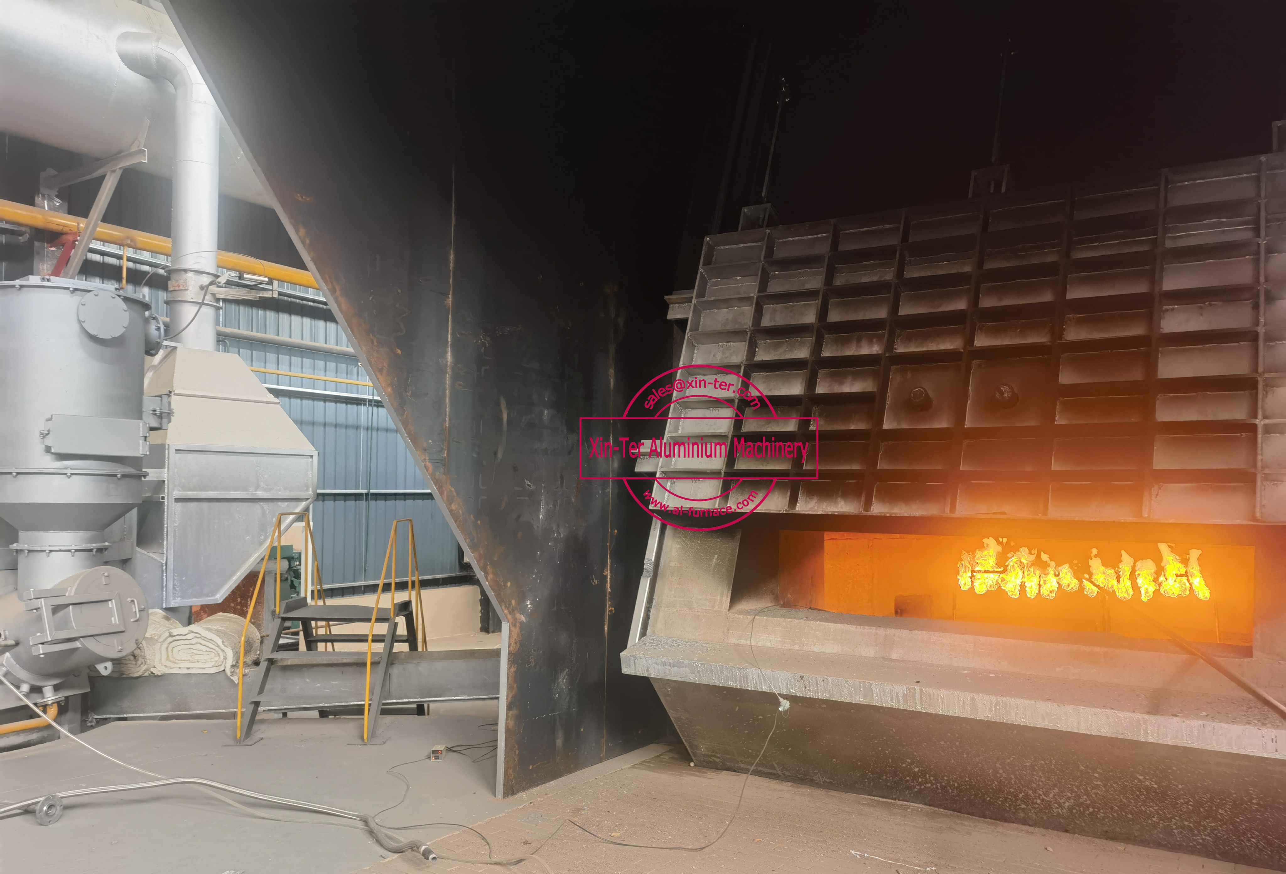 40T Furnace with 350m³/h Burners About To Be Completed